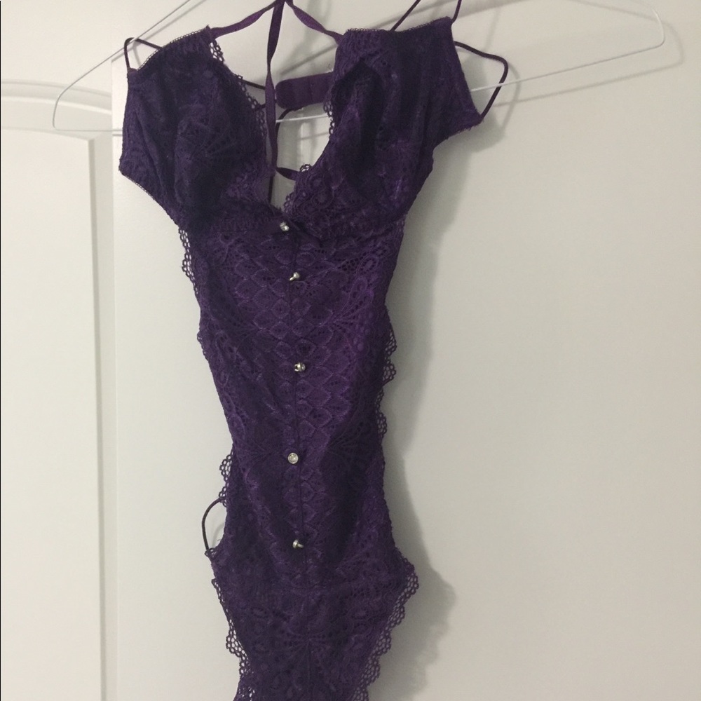Fredericks lingerie one piece open back